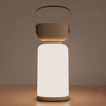 Zuma Line - Lampe de table à intensité variable et rechargeable LED/3W/1200 mAh 3000/4000/6500K IP44 marron