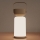 Zuma Line - Lampe de table à intensité variable et rechargeable LED/3W/1200 mAh 3000/4000/6500K IP44 marron