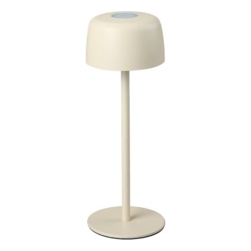 Zuma Line - Lampe de table à intensité variable rechargeable LED/2W/1200 mAh IP44 crémeux