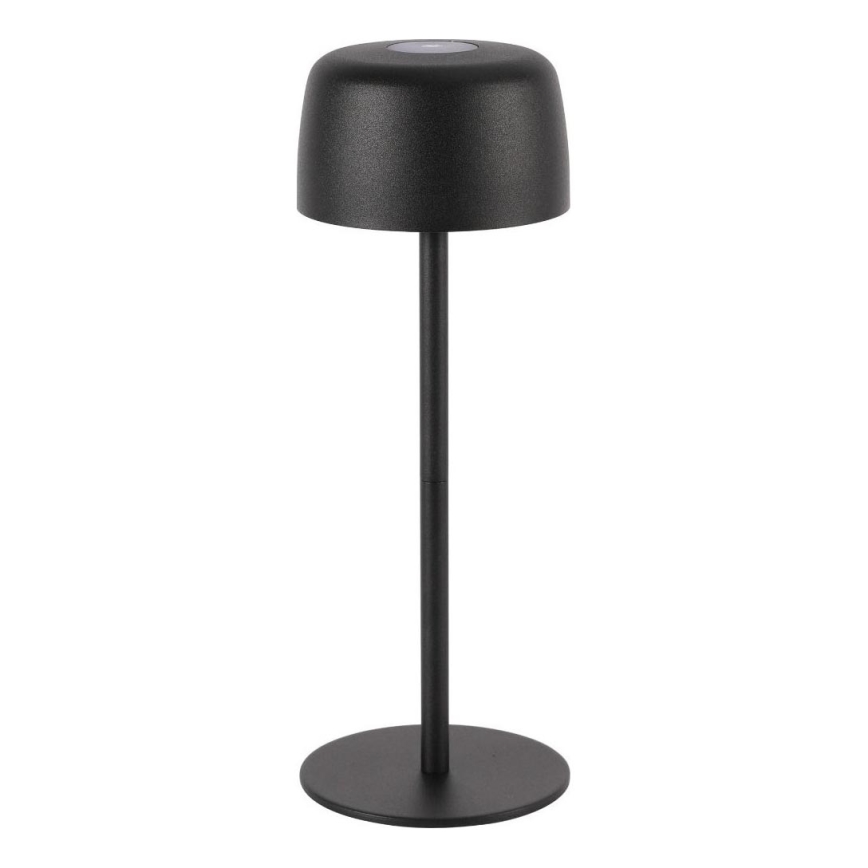Zuma Line - Lampe de table à intensité variable rechargeable LED/2W/1200 mAh IP44 noir