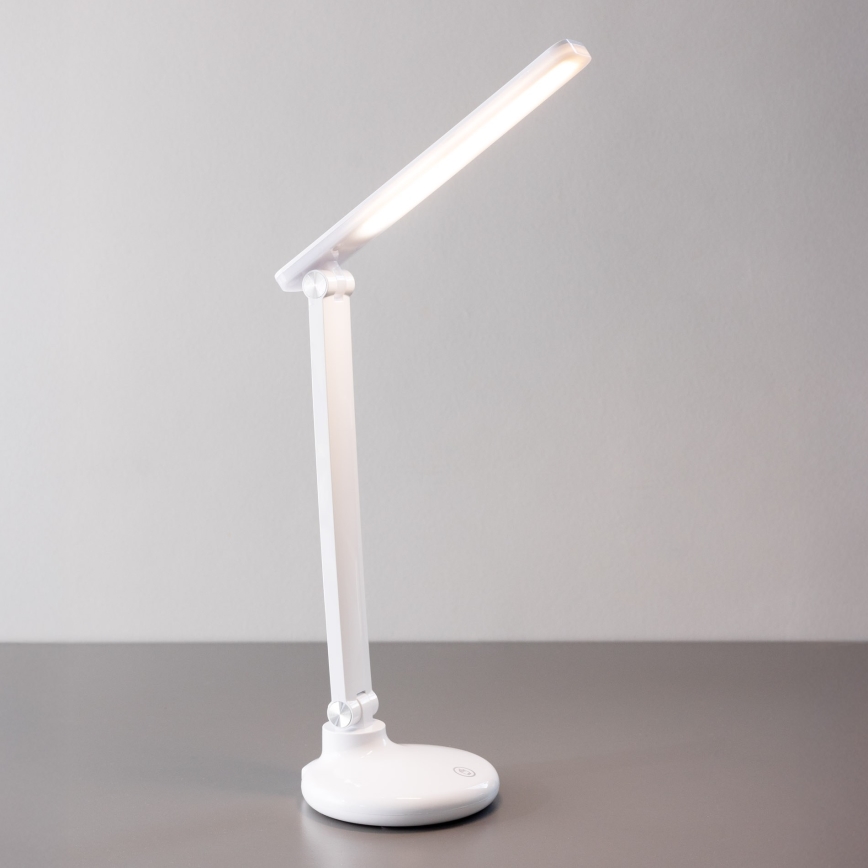 Zuma Line - Lampe de table rechargeable LED/6W/1200 mAh 3000/4500/6000K CRI 90 blanc