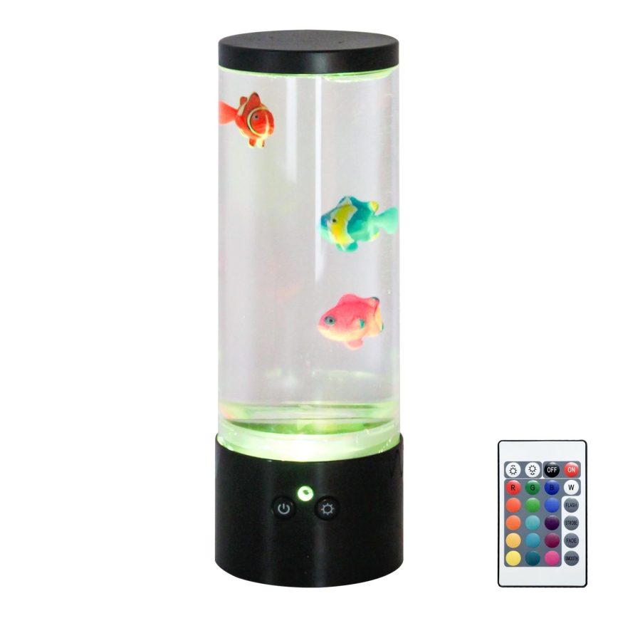Zuma Line - Lampe de table RGB à intensité variable LED/1W/5V/3xAA + Télécommande