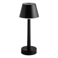 Zuma Line - Lampe de table RGBW à intensité variable et rechargeable LED/0,7W/1300 mAh IP44 noir