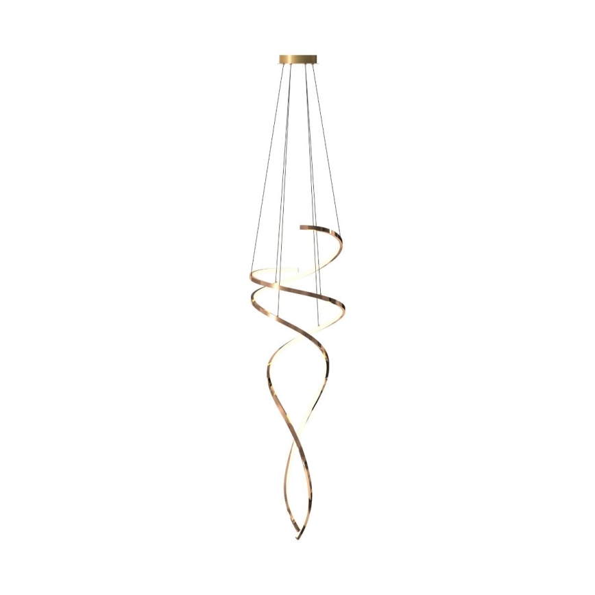 Zuma Line - Suspension filaire à intensité variable LED/68W/230V 3000/4000/6000K Rose doré + télécommande