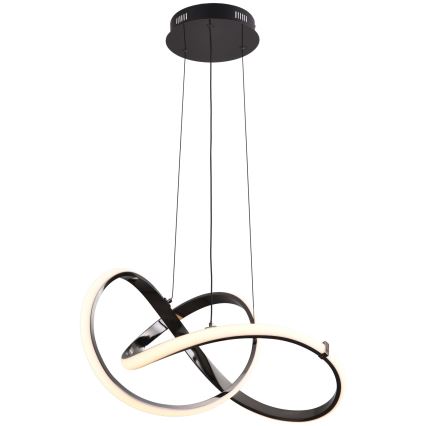 Zuma Line - Suspension filaire à intensité variable LED/44W/230V noir