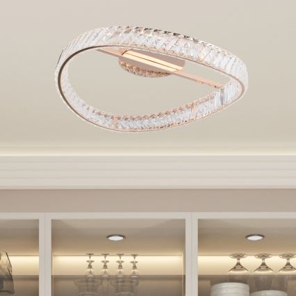 Zuma Line - Plafonnier LED dimmable LED/36W/230V Ø 52 cm, finition or rose