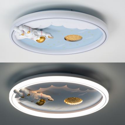 Zuma Line - Plafonnier à intensité variable LED/42W/230V 3000/5700K astronaute