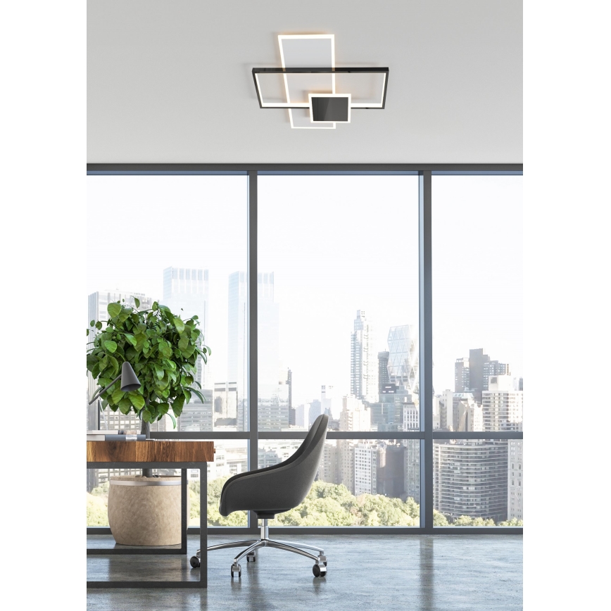 Zuma Line - Plafonnier à intensité variable LED/46W/230V noir