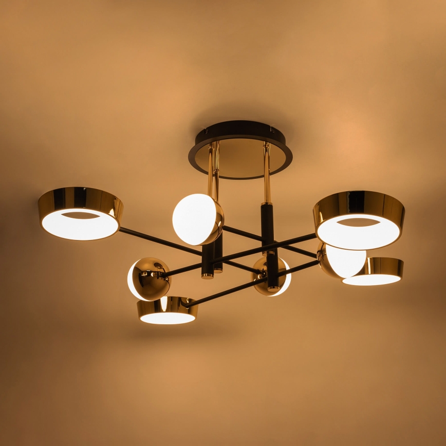 Zuma Line - Plafonnier LED dimmable à montage en surface LED/60W/230V doré/noir