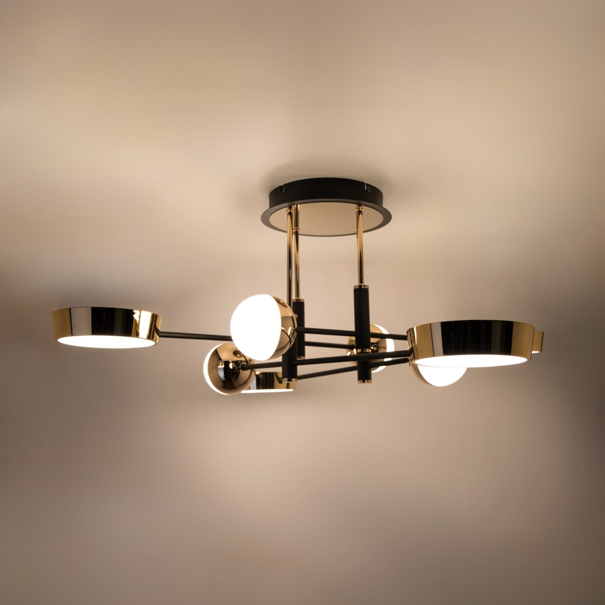 Zuma Line - Plafonnier LED dimmable à montage en surface LED/60W/230V doré/noir