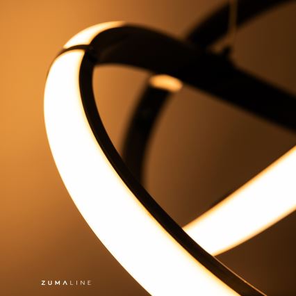 Zuma Line - Plafonnier à intensité variable LED/44W/230V noir