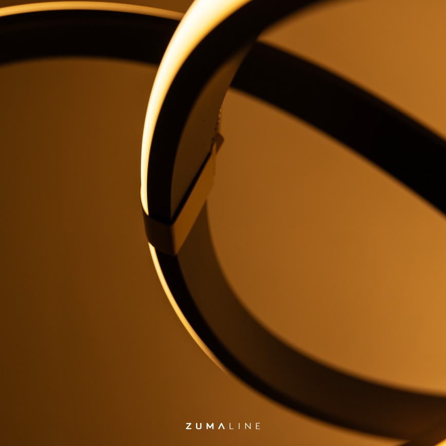 Zuma Line - Plafonnier à intensité variable LED/44W/230V noir