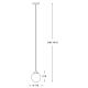 Zuma Line - Suspension filaire 1xE27/40W/230V