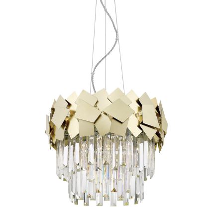 Zuma Line - Suspension filaire en cristal 5xE14/40W/230V