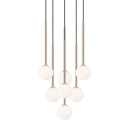 Zuma Line - Suspension filaire 7xG9/4W/230V doré