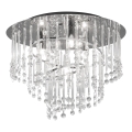Zuma Line - Plafonnier 4xG9/25W/230V Ø 35 cm chrome poli/verre transparent