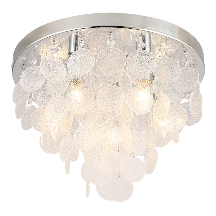 Zuma Line - Plafonnier 5xE14/40W/230V chrome brillant
