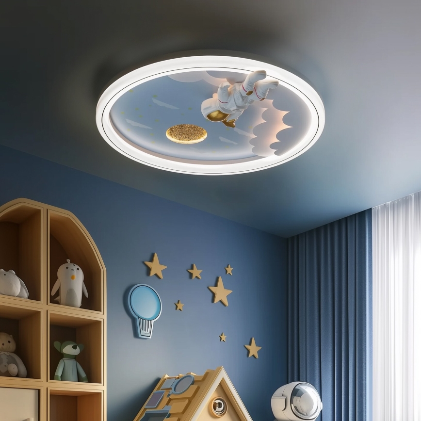 Zuma Line - Plafonnier à intensité variable LED/42W/230V 3000/5700K astronaute