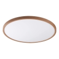 Zuma Line - Plafonnier LED CAMI LED/36W/230V 3000/4000/6000K Ø 40 cm marron