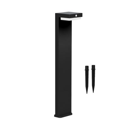 Zuma Line - Lampe solaire avec détecteur de mouvement et de crépuscule LED/4,5W/2000 mAh IP44 noir