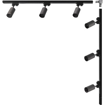 Zuma Line - Spot encastré dans le système 6xGU10/35W/230V noir