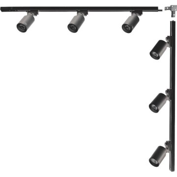 Zuma Line - Spot encastré dans le système 6xGU10/35W/230V noir