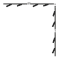 Zuma Line - Spot encastré dans le système de rails 8xGU10/35W/230V noir
