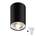 Zuma Line - Spot LED RGBW dimmable 1x GU10/4,8W/230V noir + télécommande