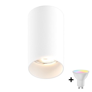 Zuma Line - Spot LED RGBW dimmable 1xGU10/4,8W/230V blanc + télécommande