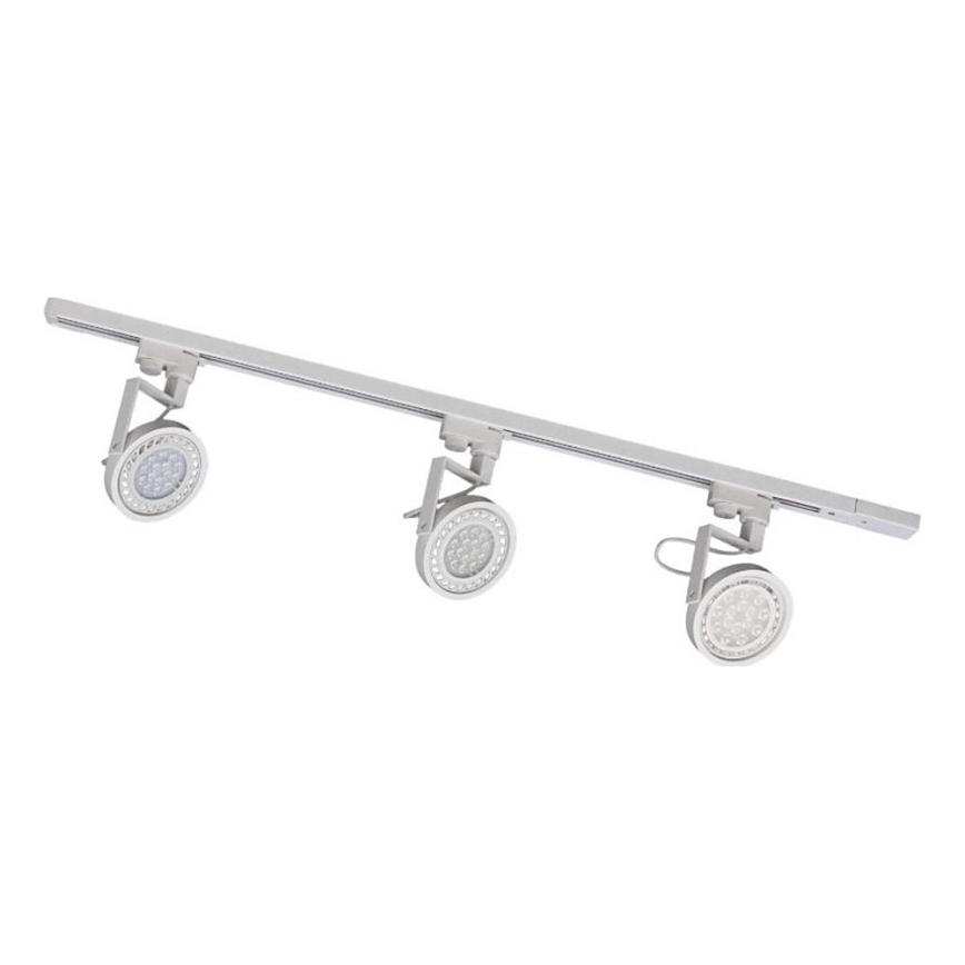 Zuma Line - Spot orientable pour système sur rail 3xGU10/15W/230V blanc