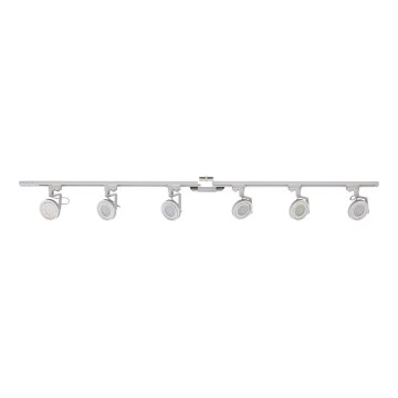 Zuma Line - Spot sur rail 6xGU10/10W/230V blanc