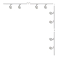 Zuma Line - Spot sur rail 8xGU10/15W/230V blanc