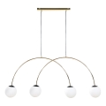 Zuma Line - Suspension à câble 4xE14/10W/230V dorée