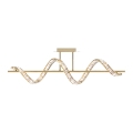 Zuma Line - Suspension-barre en cristal à intensité variable LED/24,5W/230V 2700-6000K + télécommande