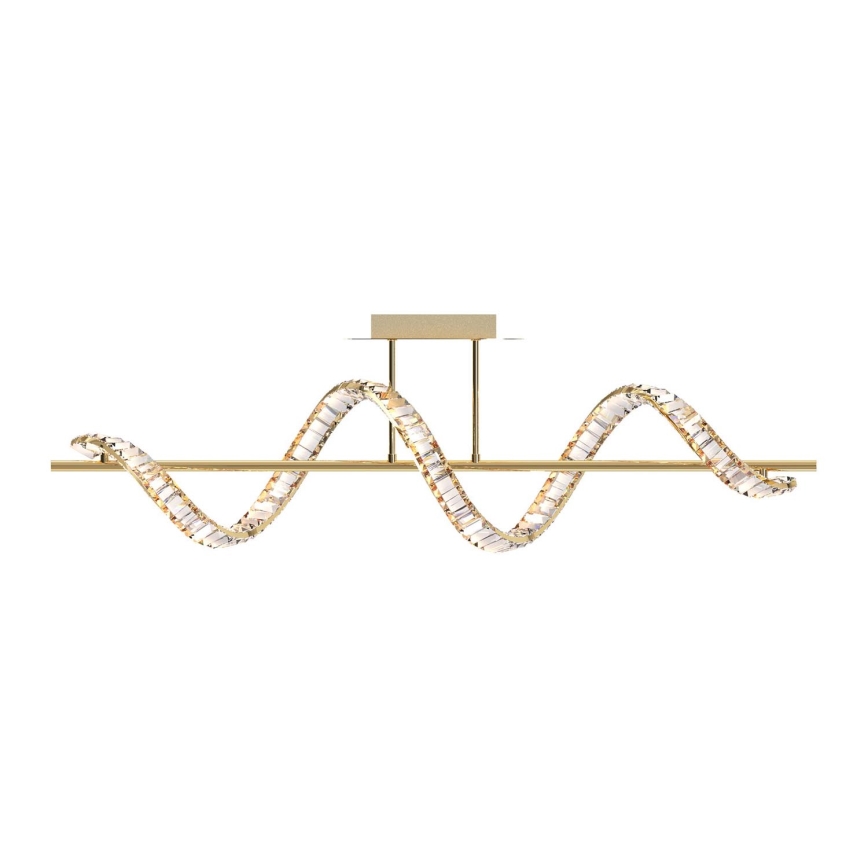 Zuma Line - Suspension-barre en cristal à intensité variable LED/24,5W/230V 2700-6000K + télécommande