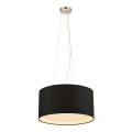 Zuma Line - Suspension filaire 4xE27/60W/230V noire