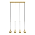 Zuma Line - Suspension filaire 4xG9/6W/230V laiton