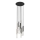 Zuma Line - Suspension filaire 9xLED/5W/230V noir/laiton