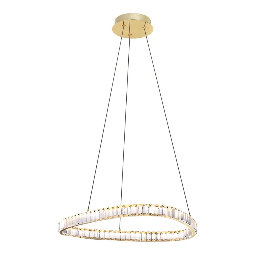 Zuma Line - Suspension filaire à intensité variable en cristal LED/25W/230V 2700-6000K + télécommande