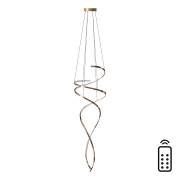 Zuma Line - Suspension filaire à intensité variable LED/68W/230V 3000/4000/6000K Rose doré + télécommande