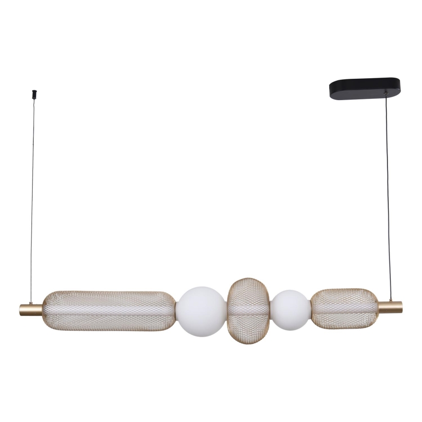 Zuma Line - Suspension LED dimmable sur câble LED/27W/230V 3000-5700K doré + télécommande