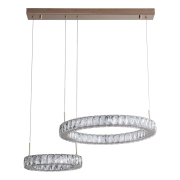 Zuma Line - Suspension LED sur câble LED/36W/230V or rose