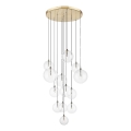 Zuma Line - Suspension sur câble 13xG9/2W/230V dorée