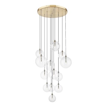 Zuma Line - Suspension sur câble 13xG9/2W/230V dorée