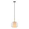 Zuma Line - Suspension sur câble 1xE27/25W/230V Ø 22 cm doré/noir