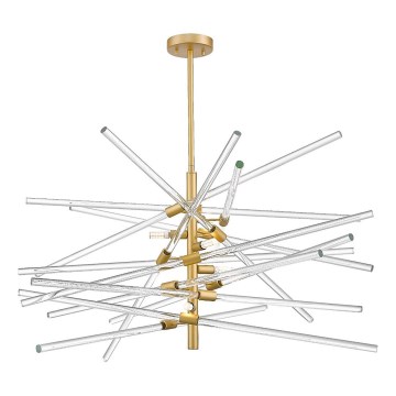 Zuma Line - Suspension sur tige 6xG9/42W/230V dorée