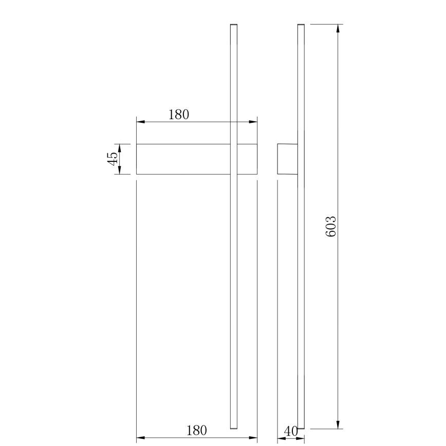 Zuma Line - Applique murale LED LED/8W/230V 3000/4000/6000K 60 cm dorée